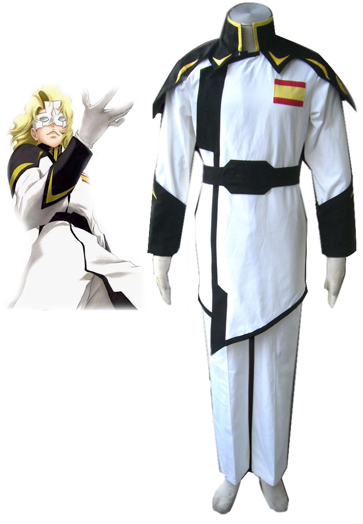 Mobile Suit Gundam Seed Destiny White ZAFT Uniform Cosplay Costume